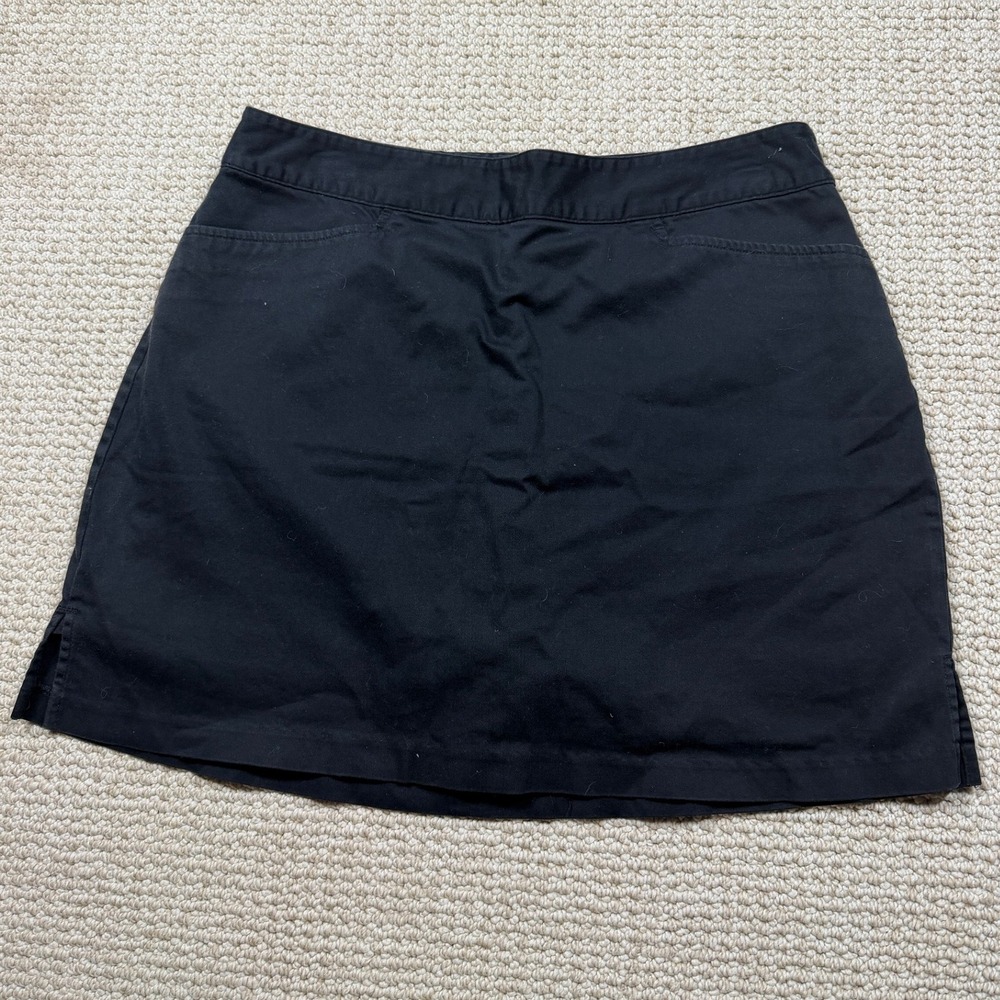 Lady Hagen Golf Skort Skirt Womens Size 8‎ Black Activewear Sporty Athletic